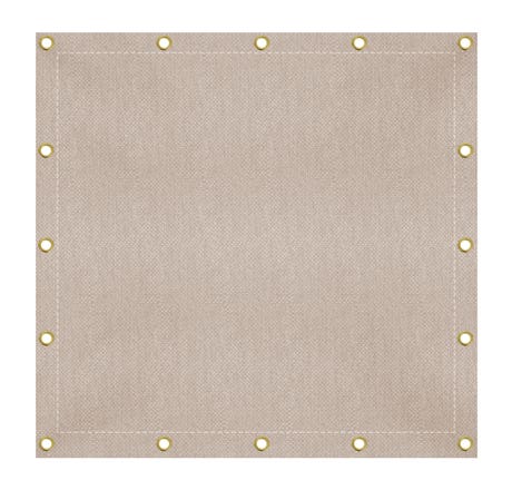 Water Resistant Canvas Tarpaulin - Mustard Tan
