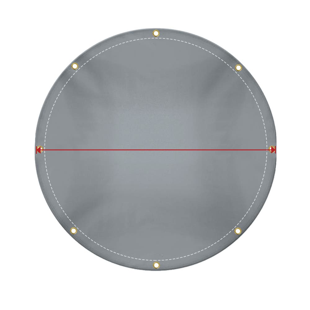 Custom Heavy Duty Vinyl Tarpaulin -Round