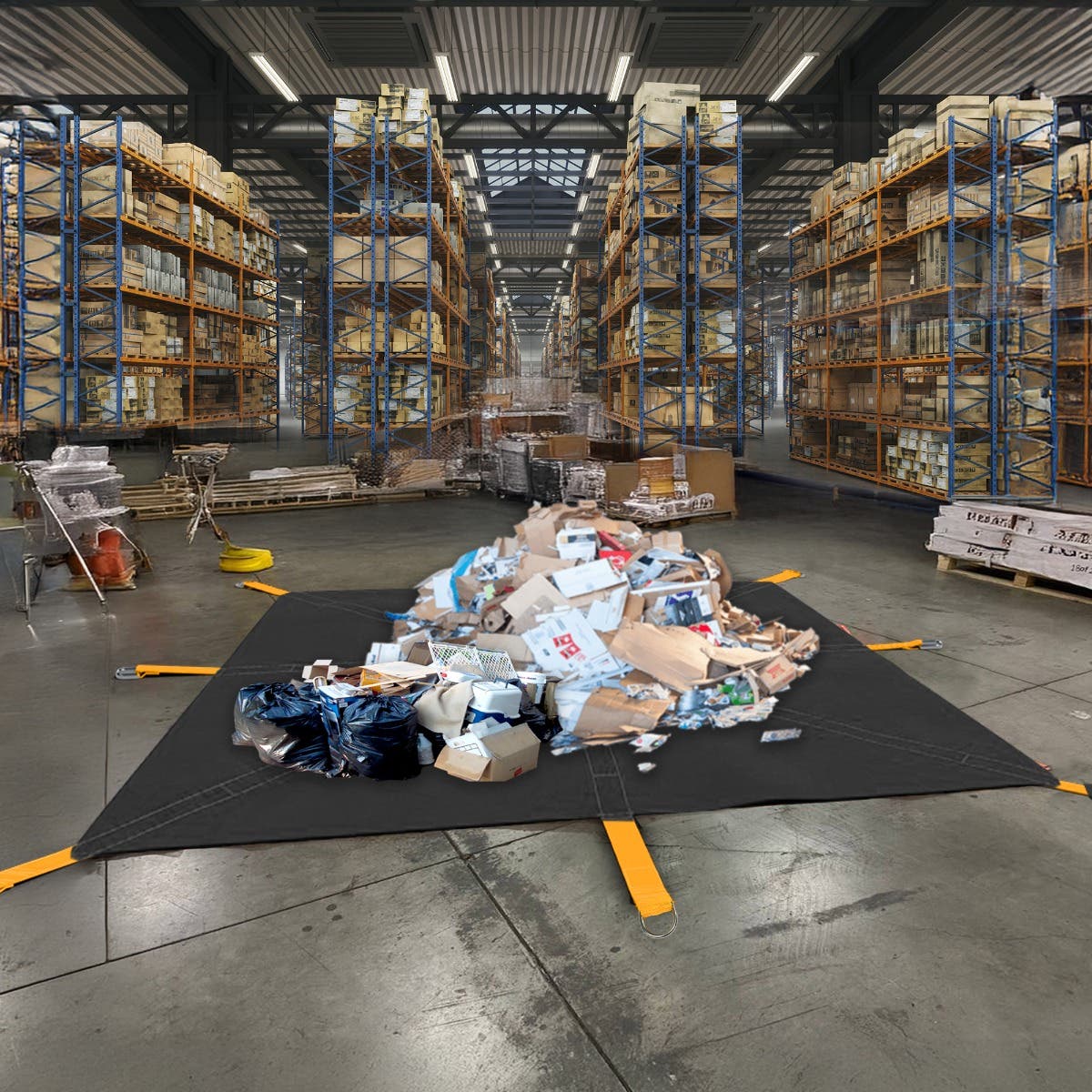 Debris Lifting Tarpaulin