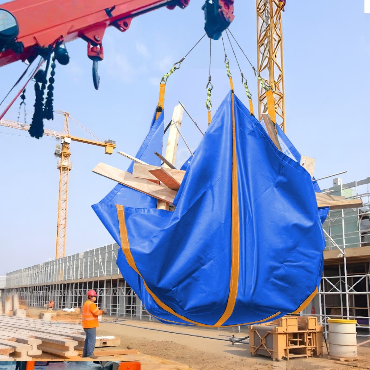 Debris Lifting Tarpaulin