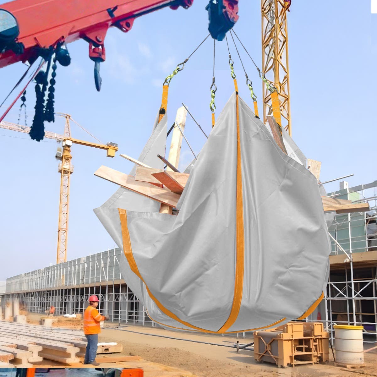Debris Lifting Tarpaulin