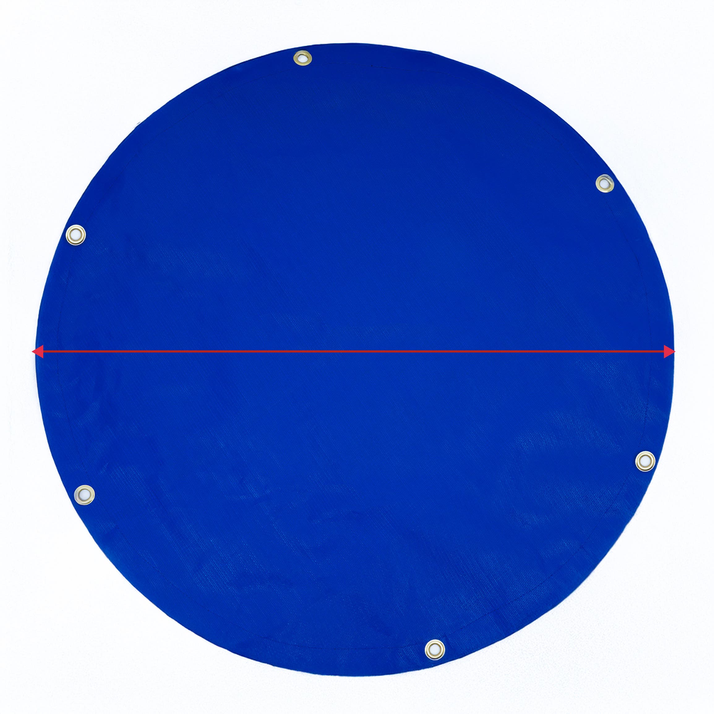 Custom Medium Duty Poly Tarpaulin- Round