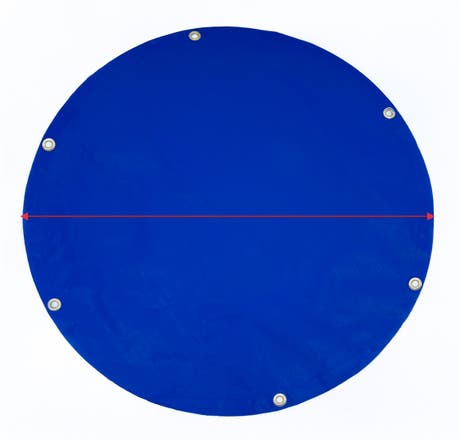Custom Medium Duty Poly Tarpaulin- Round