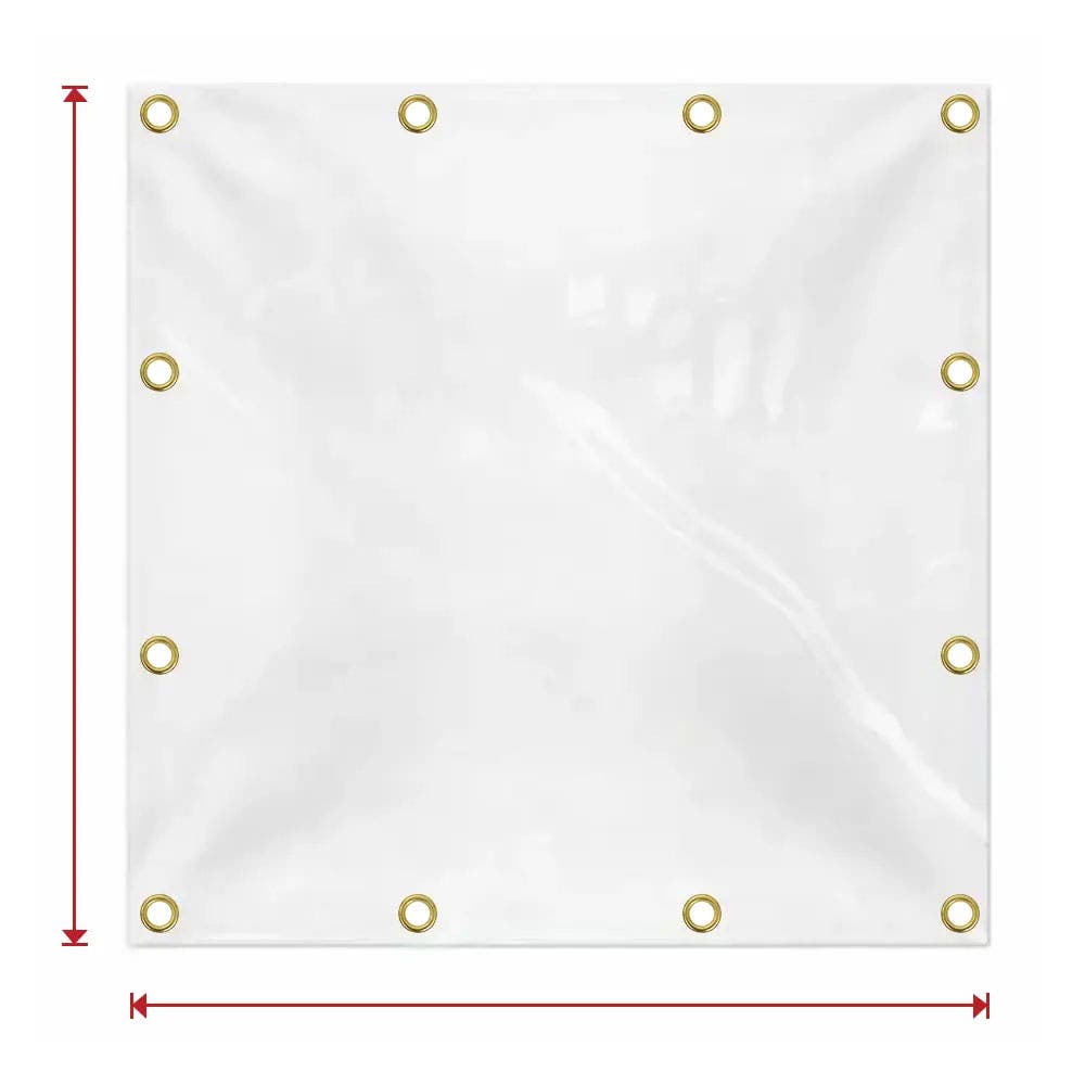 Fire Retardant Clear Vinyl Tarpaulin