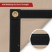 Custom Natural Untreated Canvas Tarpaulin