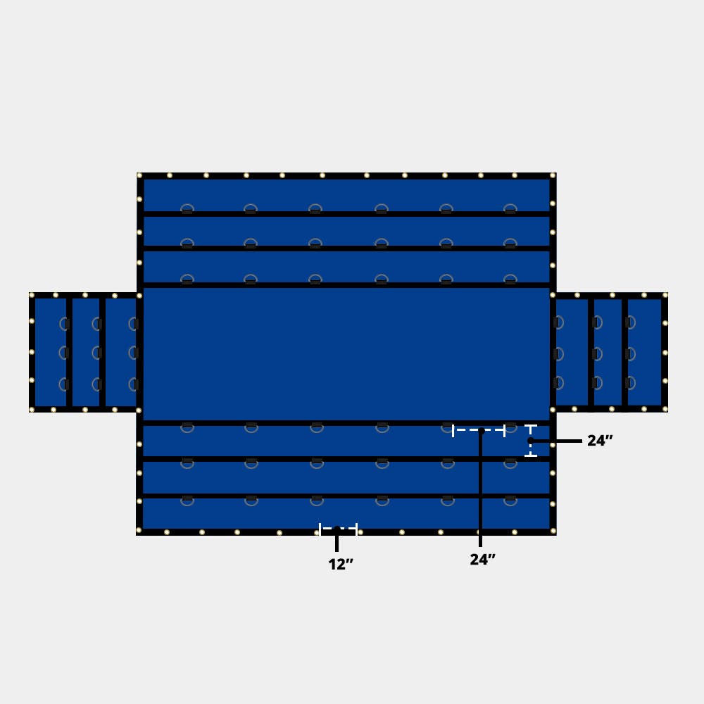 Lumber Tarpaulin - Double Flap