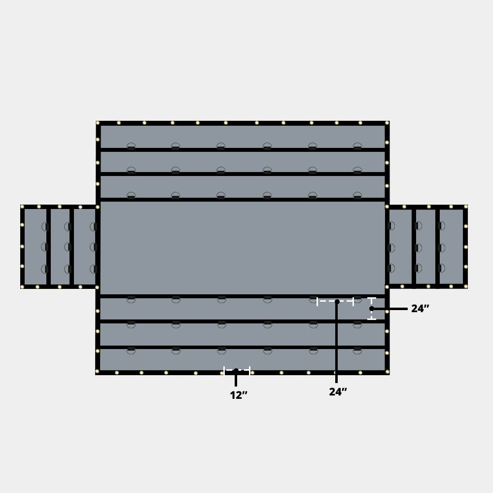 Lumber Tarpaulin - Double Flap