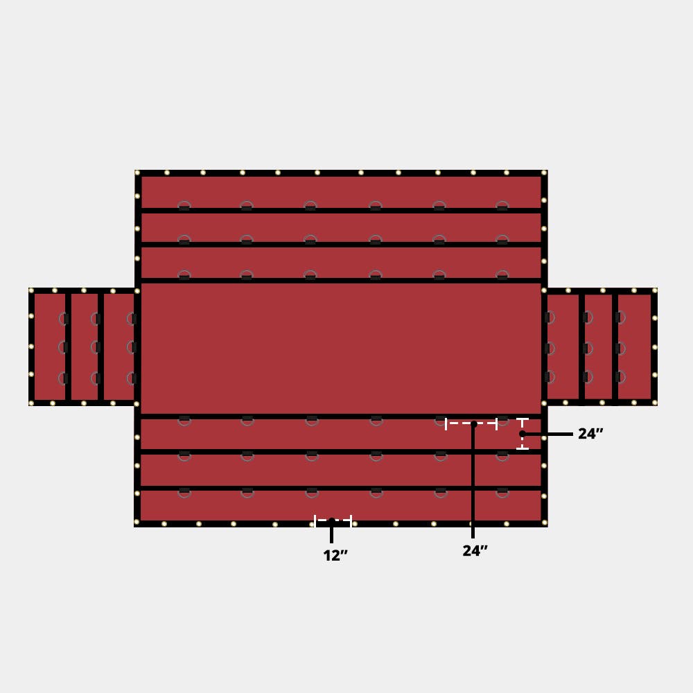 Lumber Tarpaulin - Double Flap