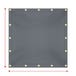 Custom Medium Duty Vinyl Tarpaulin - Gray