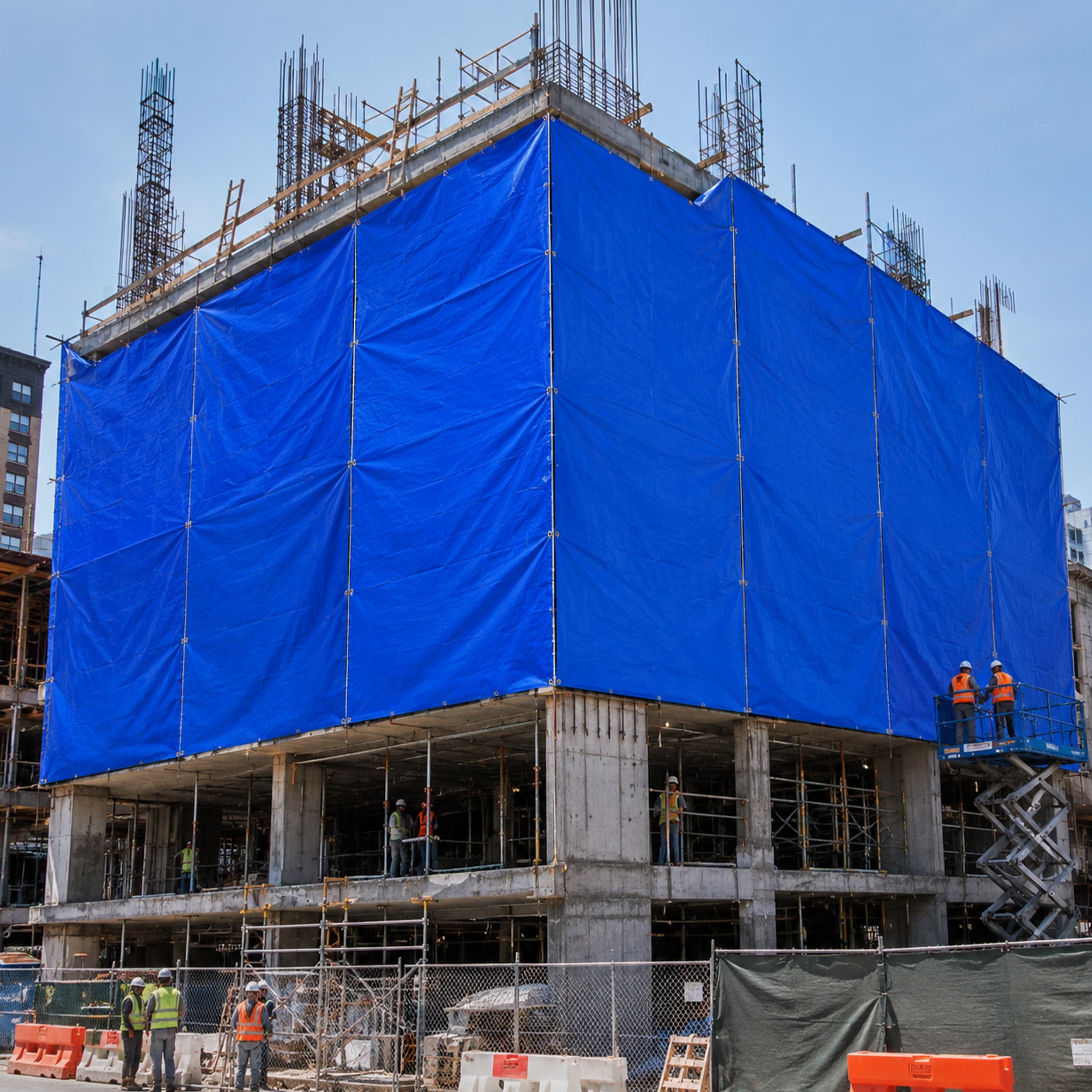 Custom Medium Duty Poly Tarpaulin