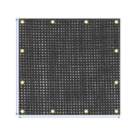 Black Mesh Tarpaulin