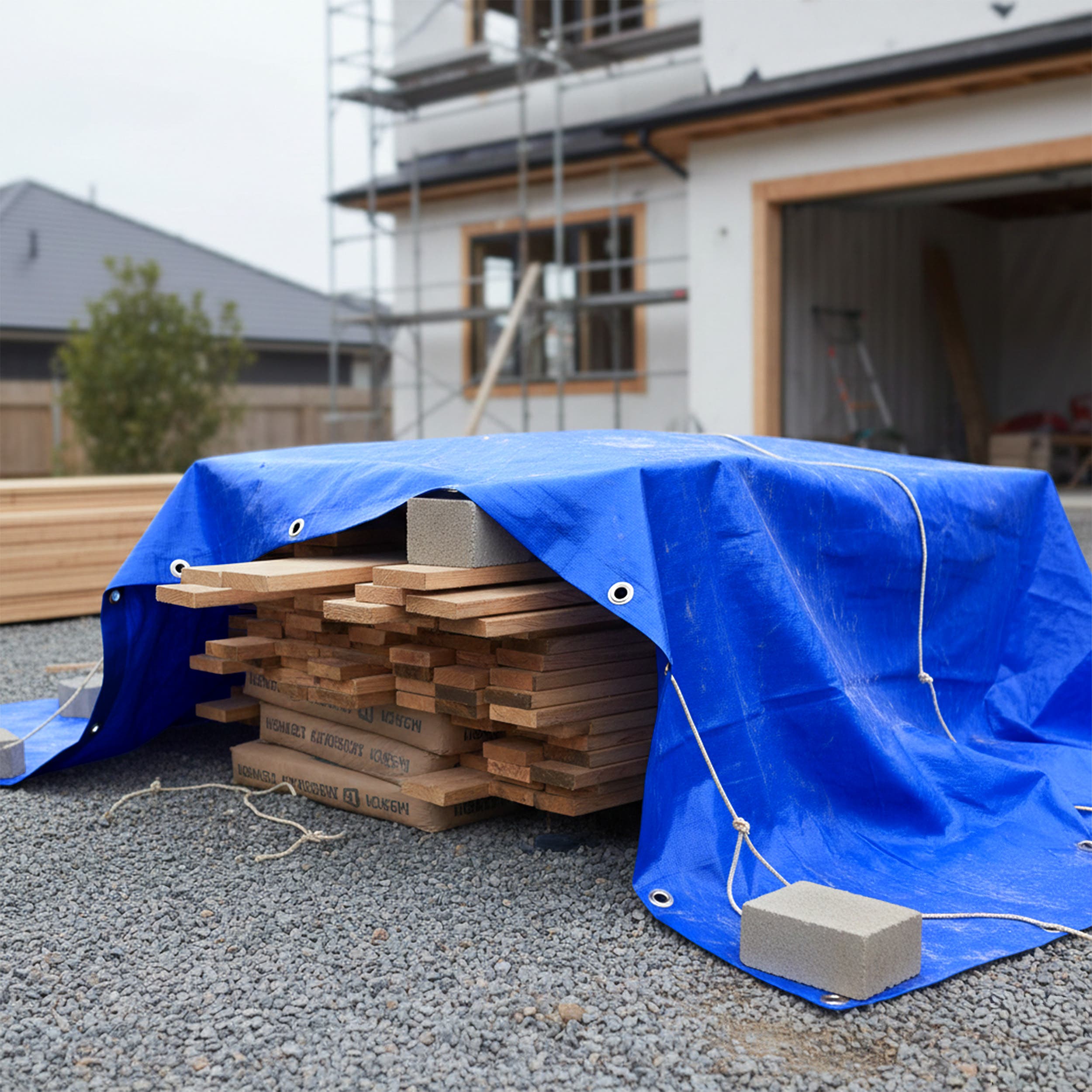 Custom Medium Duty Poly Tarpaulin