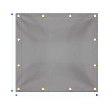 Custom Medium Duty Vinyl Tarpaulin