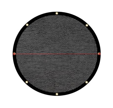 Custom Heavy Duty Round Mesh Tarpaulin - 60% Shade