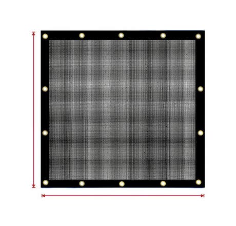 Custom Mesh Tarpaulin - 50% Shade