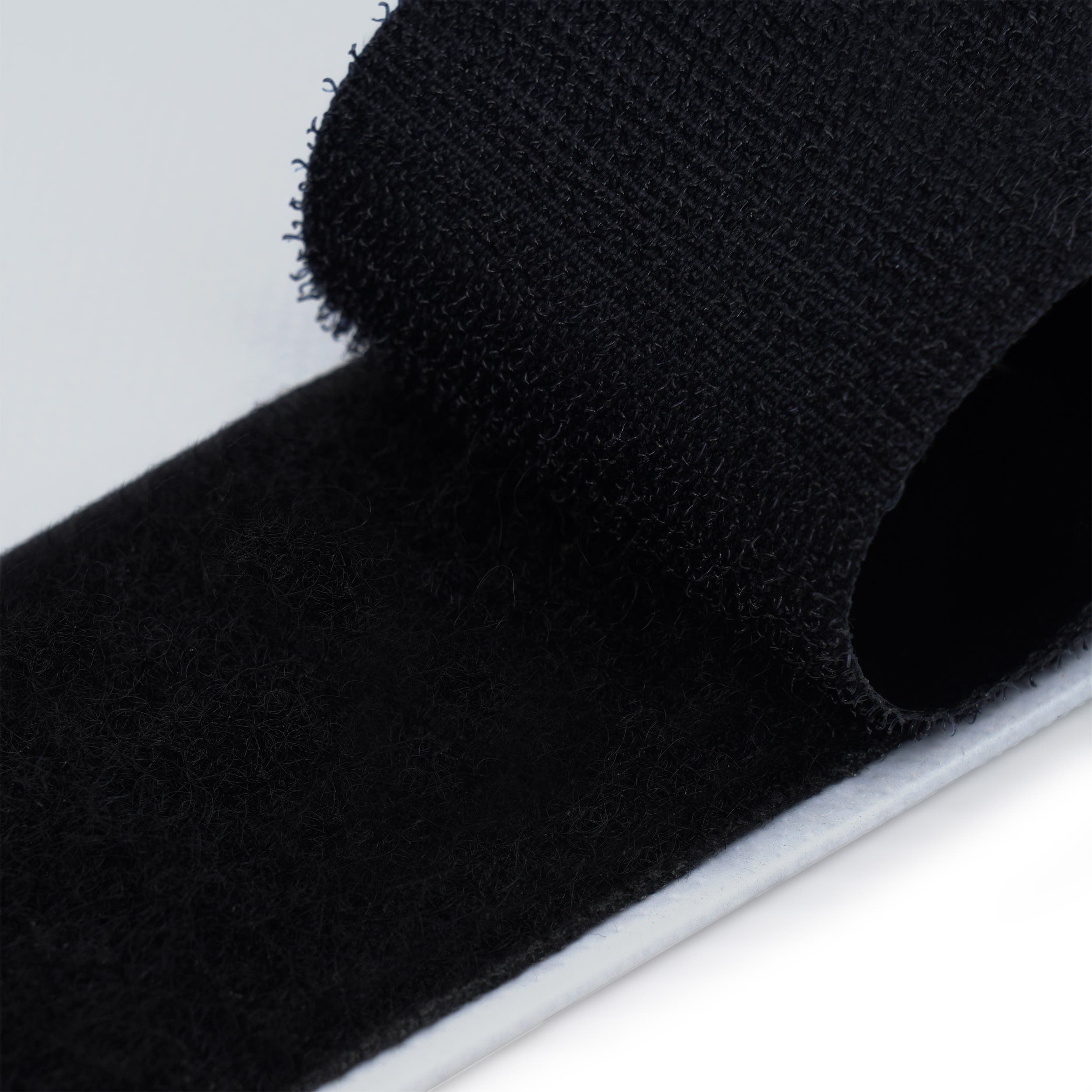2" Black Loop Velcro Around Perimeter (No Grommets)